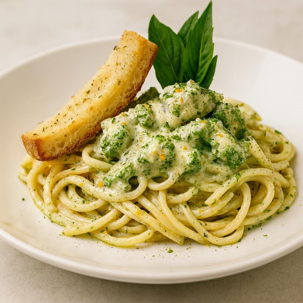Creamy Italian pasta at Sikomoro Restaurant Lahore