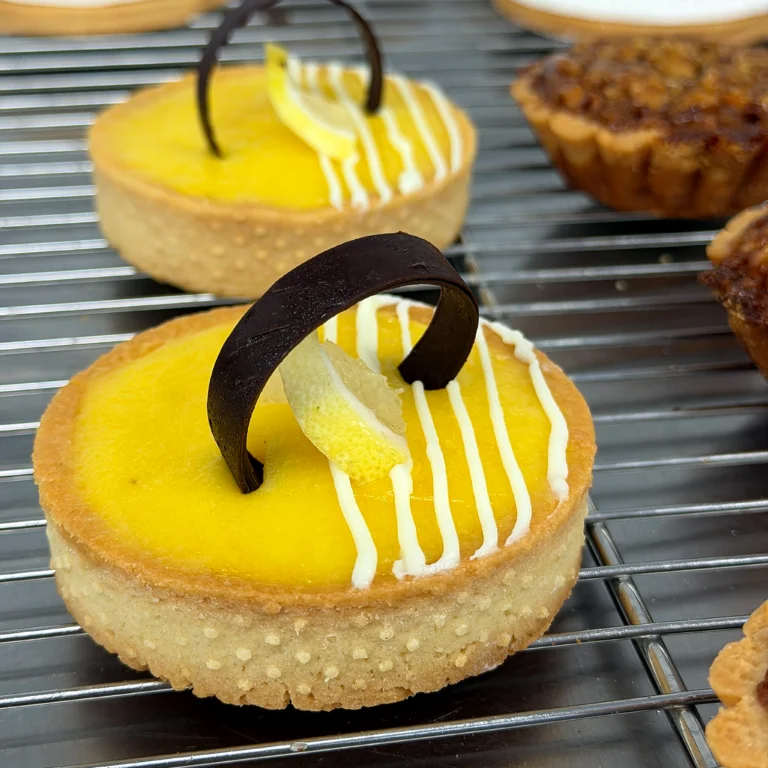 Yellow celebration pastery at Sikomoro Lahore