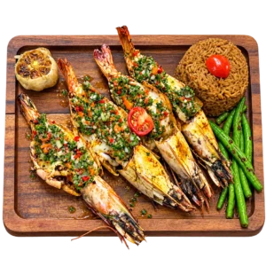 Chimichurri Jumbo Prawns at Sikomoro Restaurant Lahore