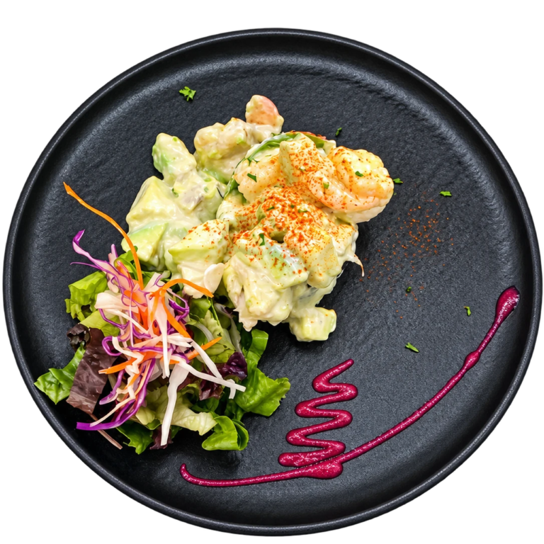 Warm Avocado & Prawn at Sikomoro Restaurant Lahore